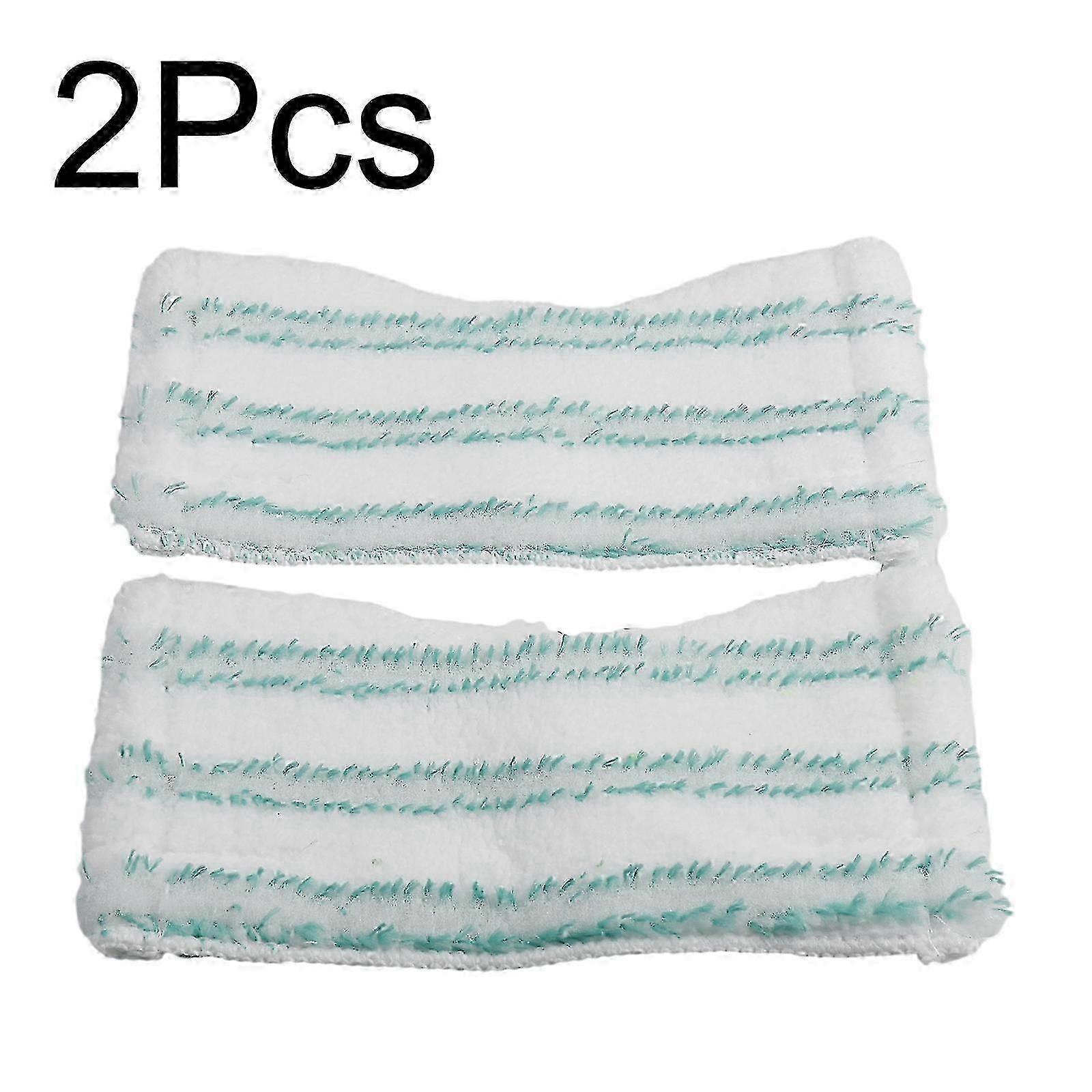2 Pc Microfiber Rags Cover for Compatible Brand Tile and Bathtub Wiper Flexi Pad for Dry and Wet Usage Mop Cloths Floor Clean