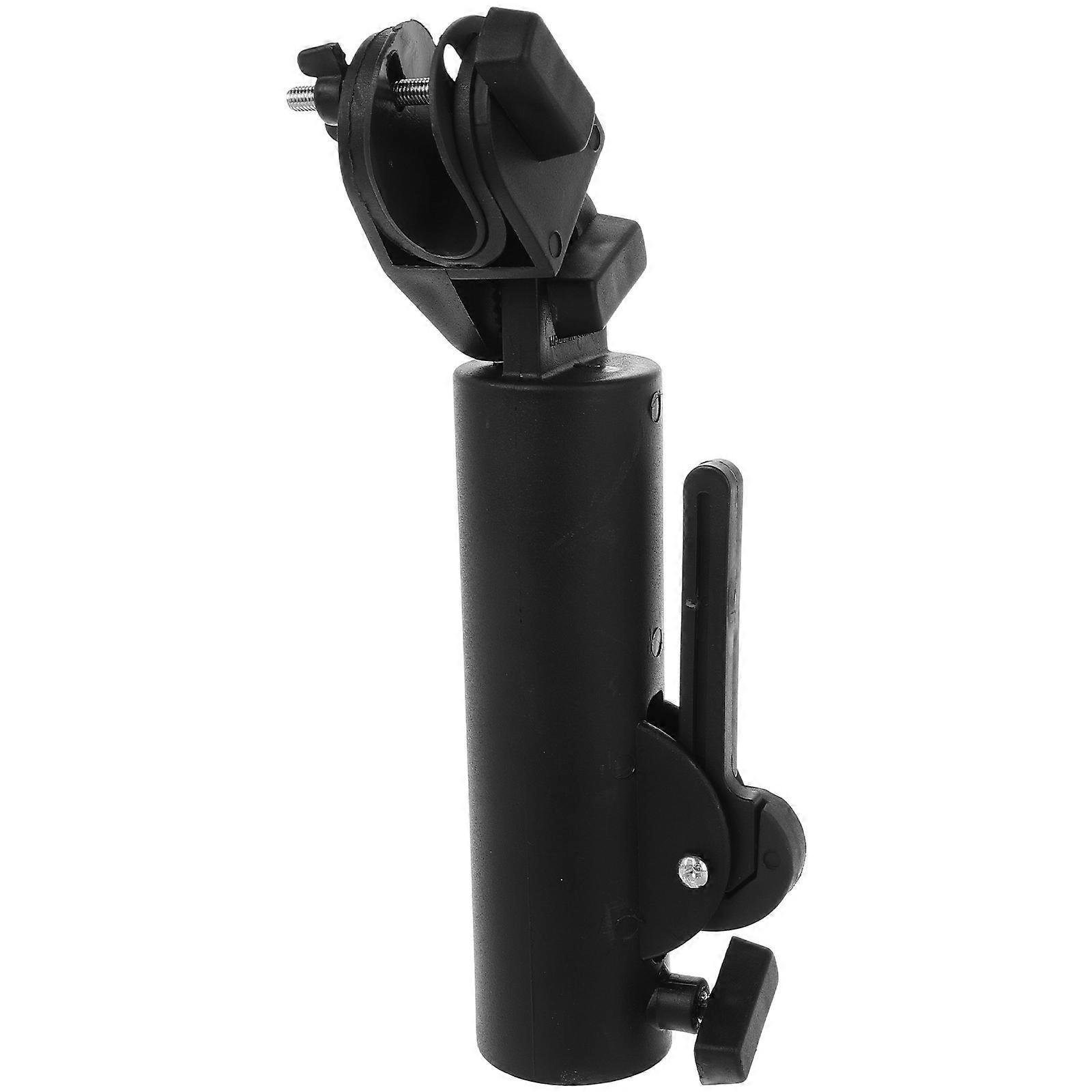 Adjustable Portable Golf Cart Umbrella Holder Clamp, Lightweight Stable Support for Golf Trolley, Universal Fit for Everyday Use