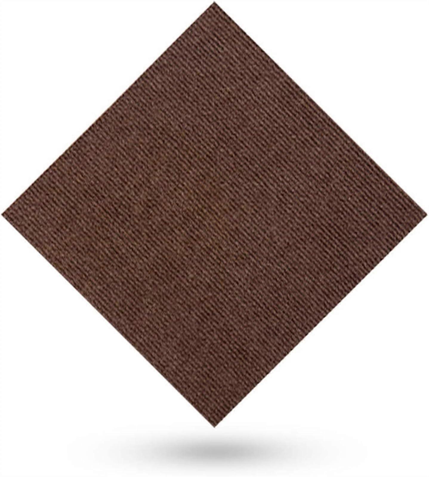 Carpet Tiles 30x30cm, Washable Carpet Floor for Office and Home, Easy to Install, Brown, Self-Adhesive