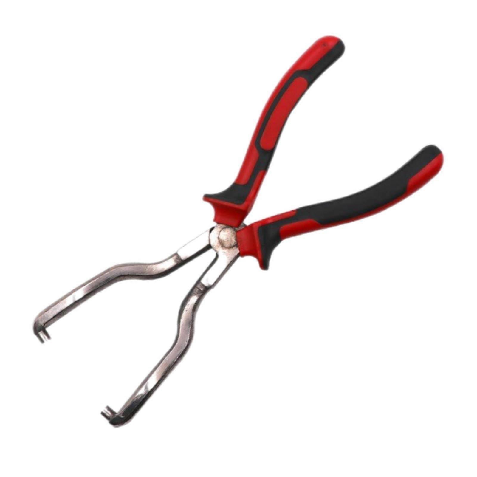Fuel Feed Pipe Wrench Tool for Petrol Line Disconnect, Red Fuel Hose Release Clip, Compatible with Various Models
