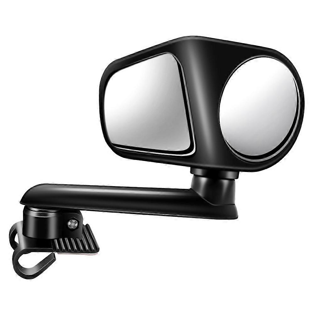 Rotatable Convex Rear View Auxiliary Mirror for Cars, SUVs, Trucks, and Buses – Durable Glass Design with Strong Adhesive