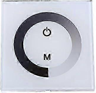 Dimmer Switch LED Touch Wall Controller Panel - DC 12-24V Color: White