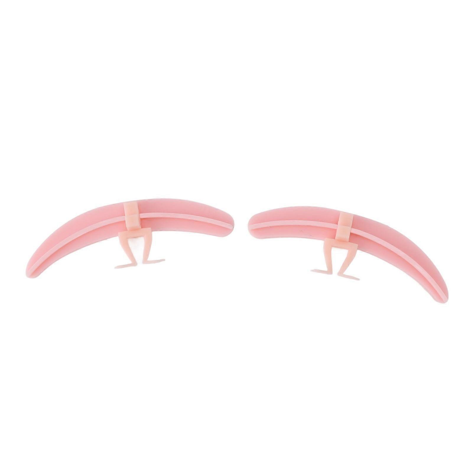 Eyelash Separator Tool Silicone Washable Reusable Convenient Use Eyelash Extension Lash Assist Tool for Beauty Salon Pink