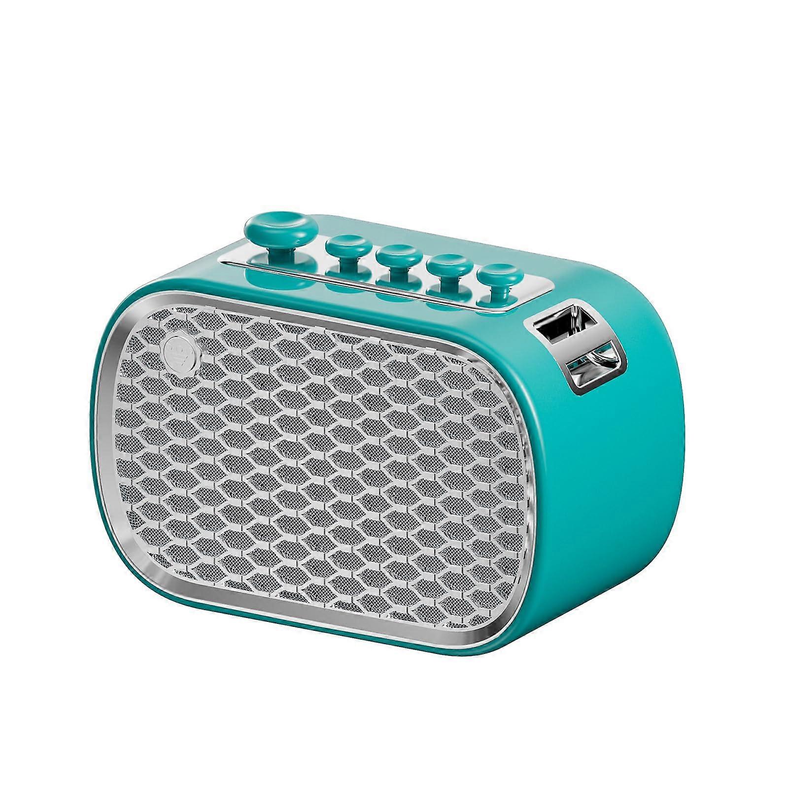 Bluetooth Speaker Large Volume Wireless Noise Sleep TF Card Specifically Designed for Sleep ABS Bluetooth Speaker, Light Blue