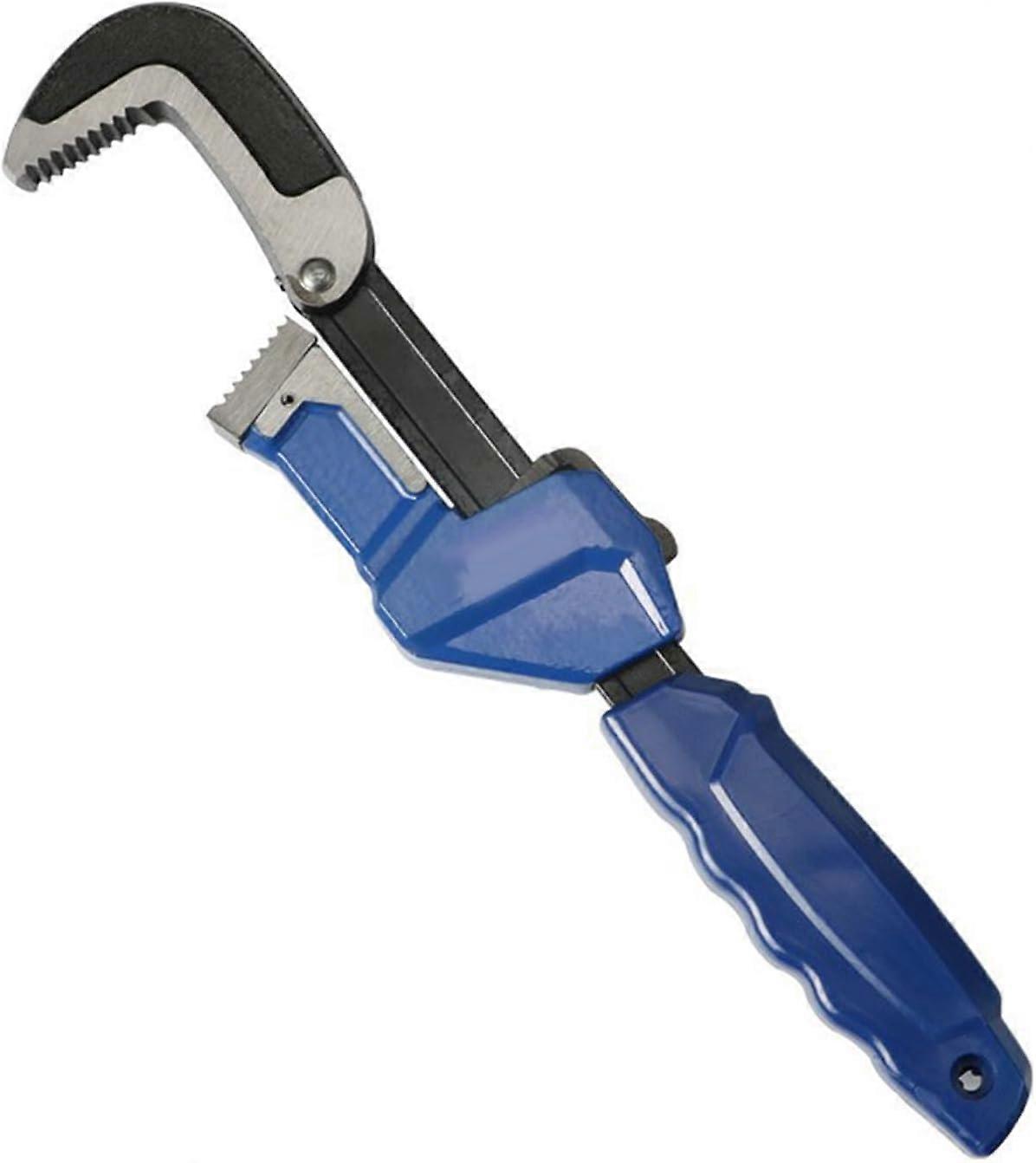 Self-Locking Adjustable Wrench – 3-Sided Teeth Power Grip Tool For Pipes (6, 8, 10, 12 Inch)