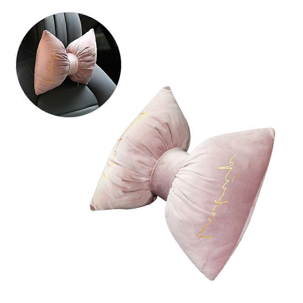 Car Headrest Neck Cushion for Comfortable Car Use Universal Fit with Bow Shape 4 Seasons