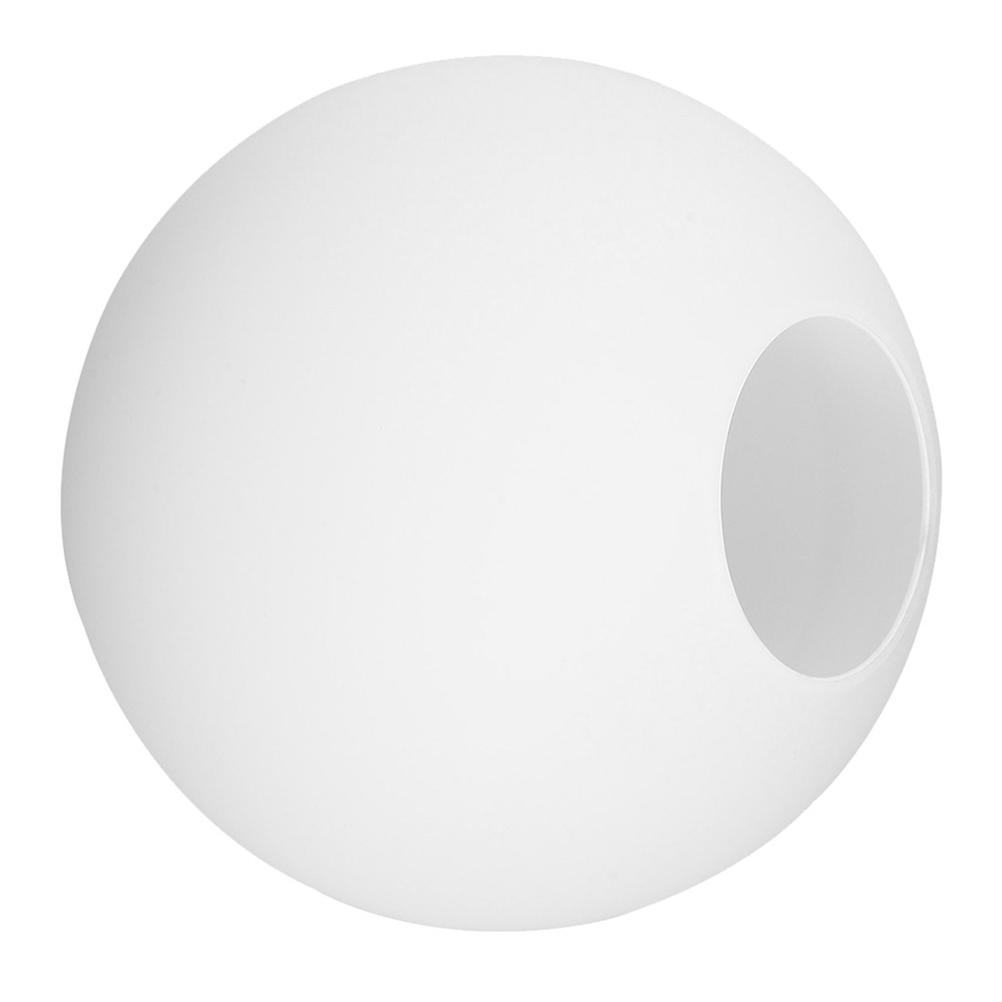 Milky White Frosted Glass Globe Lamp Shade Replacement for Ceiling Fans, Wall Sconces, Chandeliers and Vanity Fixtures – Soft Diffused Lighting for