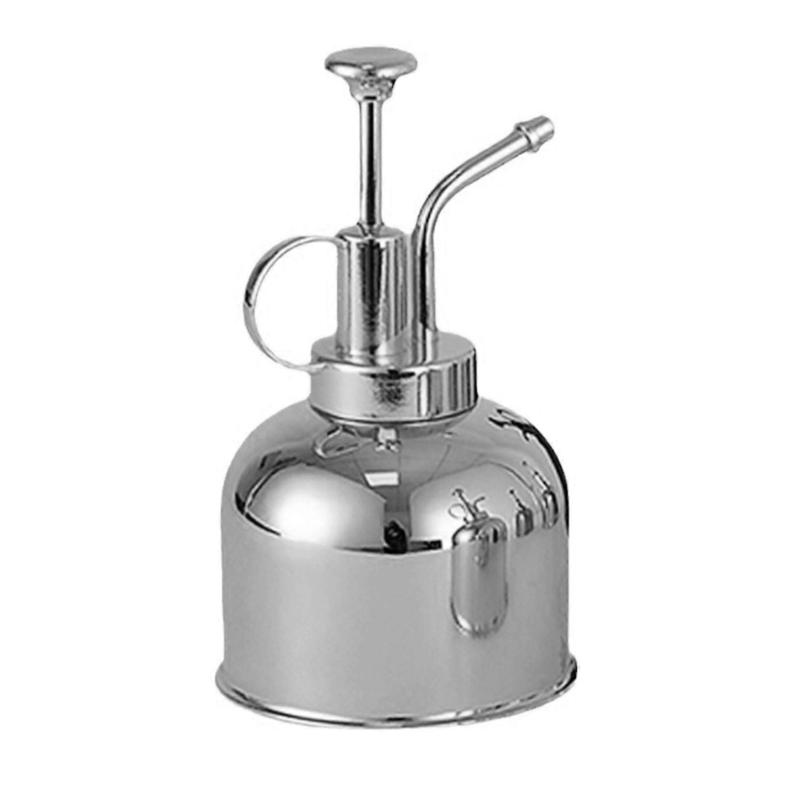 Ergonomic Rustproof Stainless Steel Mini Watering Can Fit for Effortlessly Watering In Small Spaces Indoor Outdoor Use  Silver