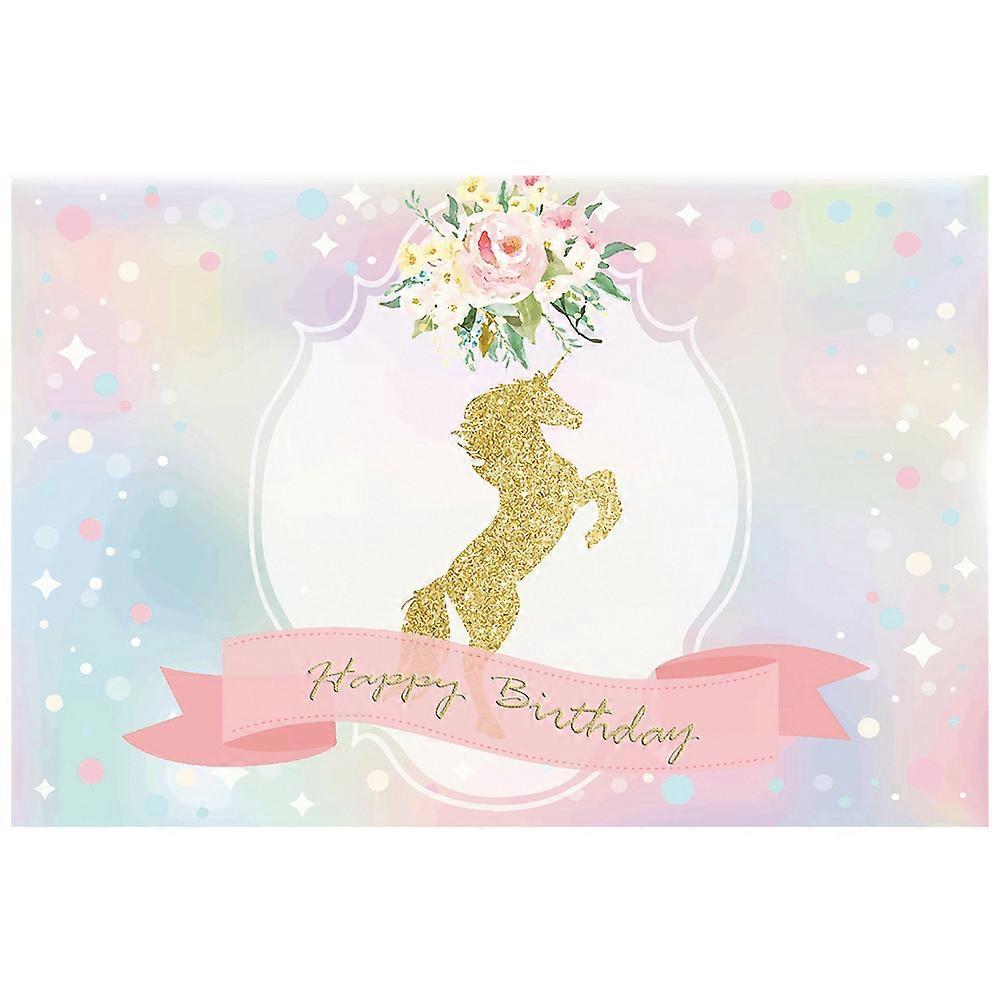 Unicorn Photo Studio Background Cloth 3D Photography Backdrop Newborn Photoshoot Wall Props Pink 90x150cm Photography Background 1Pack