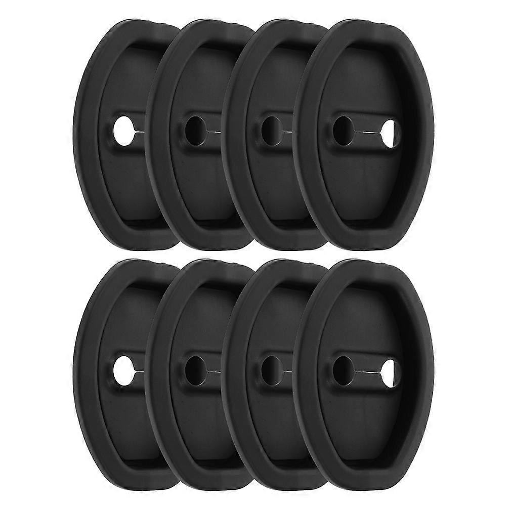 Silicone Door Lock Protection Covers 8pcs Set Shock Absorbing, Durable, Fit for Car Door Locks, Enhanced Safety & Collision Design