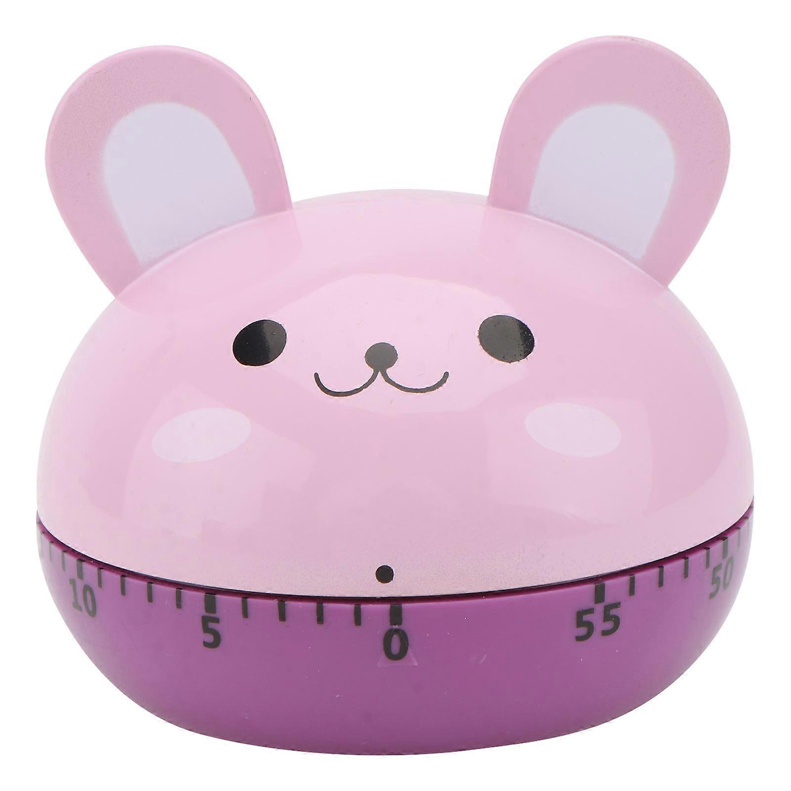 Cartoon Mechanical Timer, Adorable Animal Shaped Kitchen Timer for Cooking and Baking Management, No Battery Needed for Home or Restaurant Use