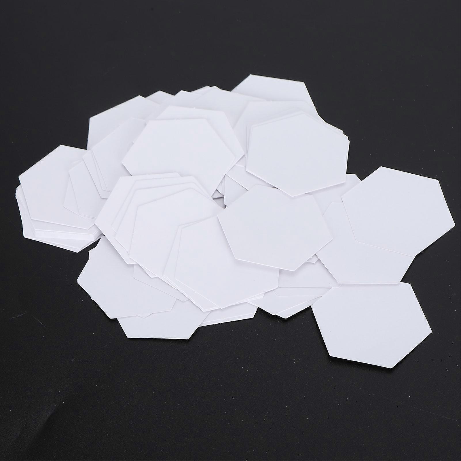 100Pcs PatchWork Template Hex Paper Modelboard Quilting Sewing Craft DIY Stitching Tool(22mm  Hex )