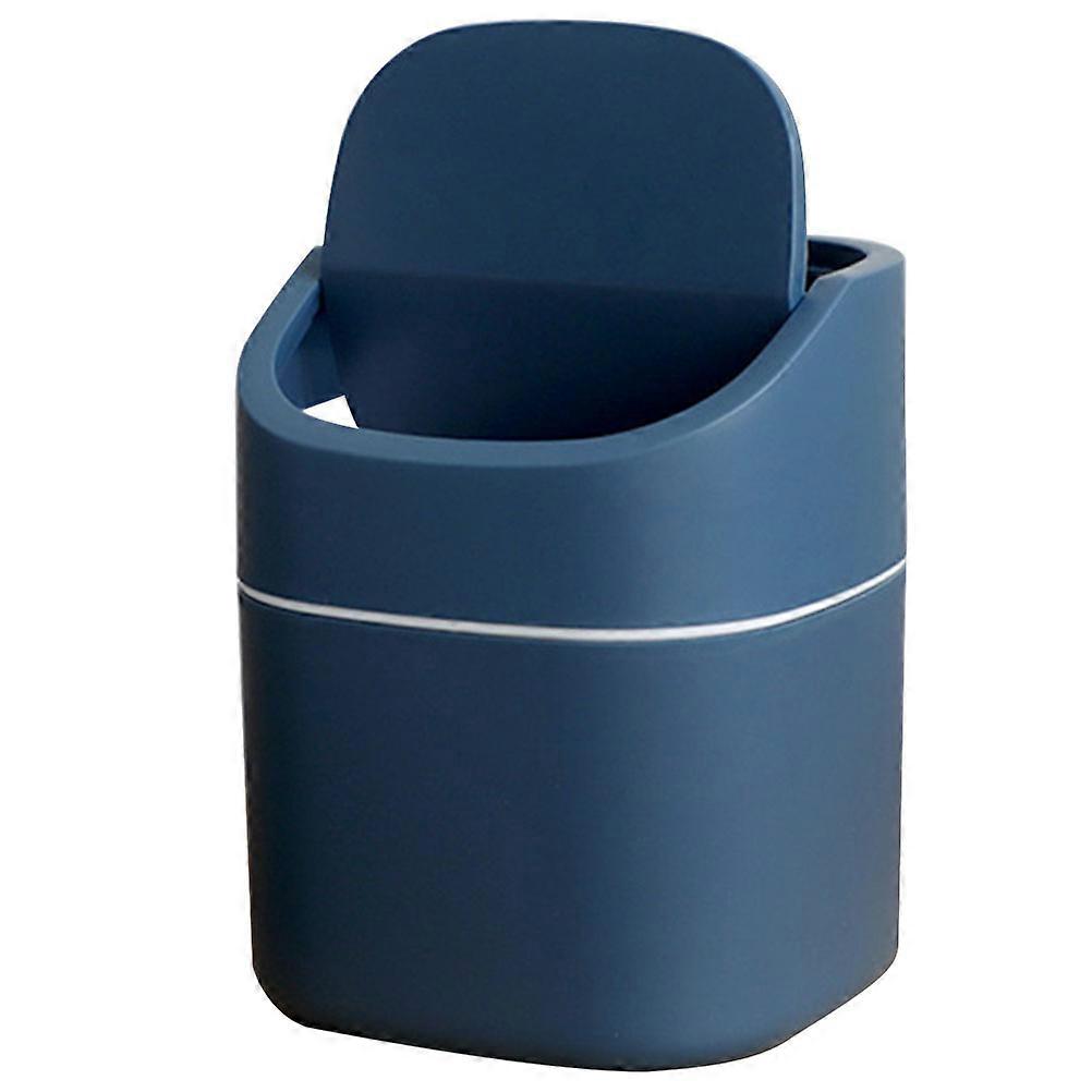 Modern Nordic Mini Desktop Waste Bin with Lid – Compact Tabletop Trash Can for Kitchen, Bedroom, Office – Smooth, Odor Resistant & Easy to Clean