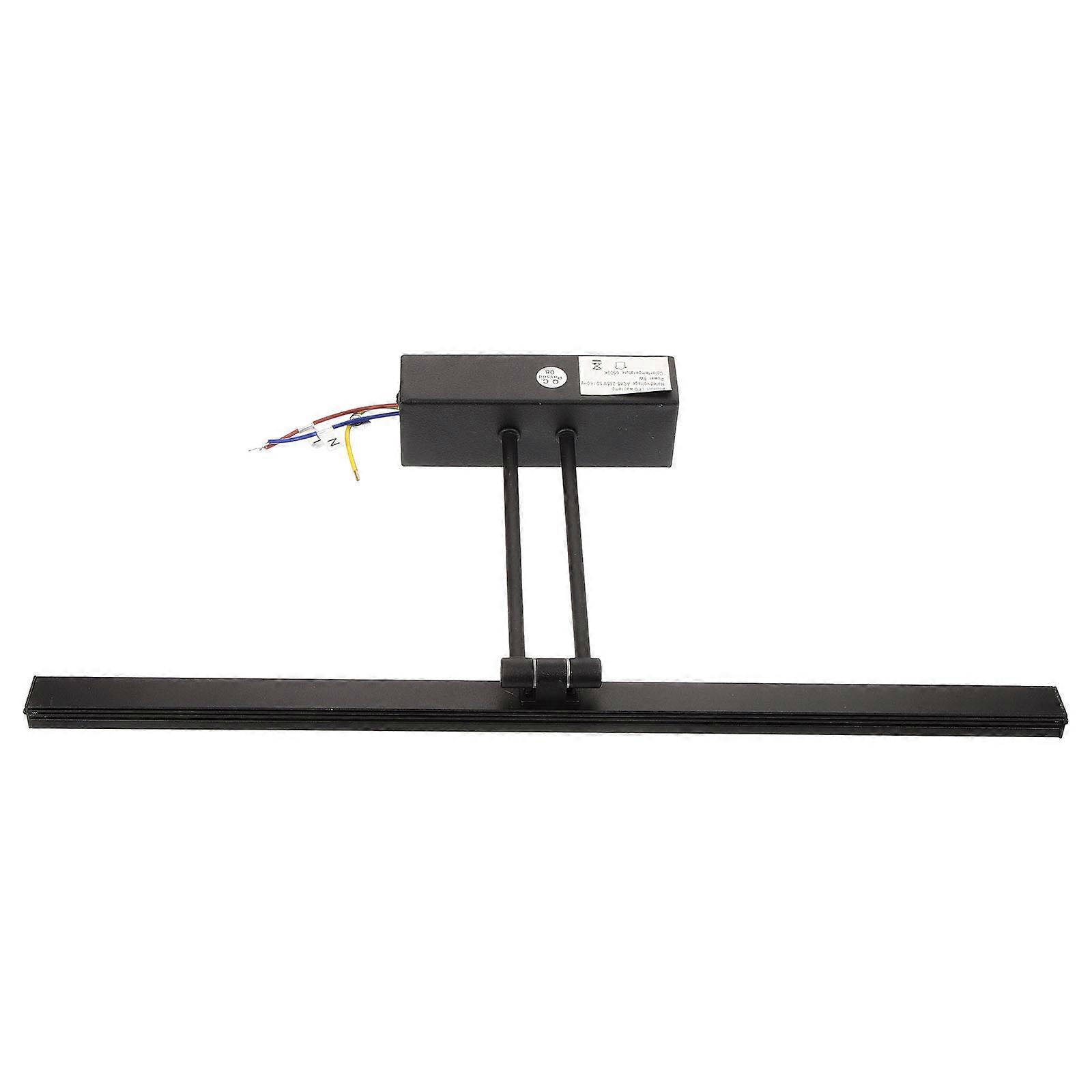 Modern LED Bathroom Vanity Light Fixture with Even Light Source for Home Use Black PC Aluminum