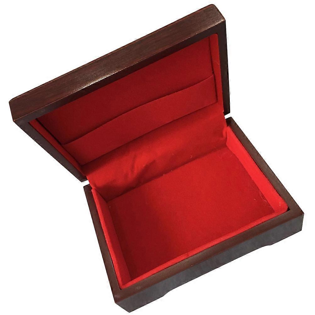 Card Container Storage Case Office Organization Gold 11.6x8.5cm Multi-Functional Storage 1Set