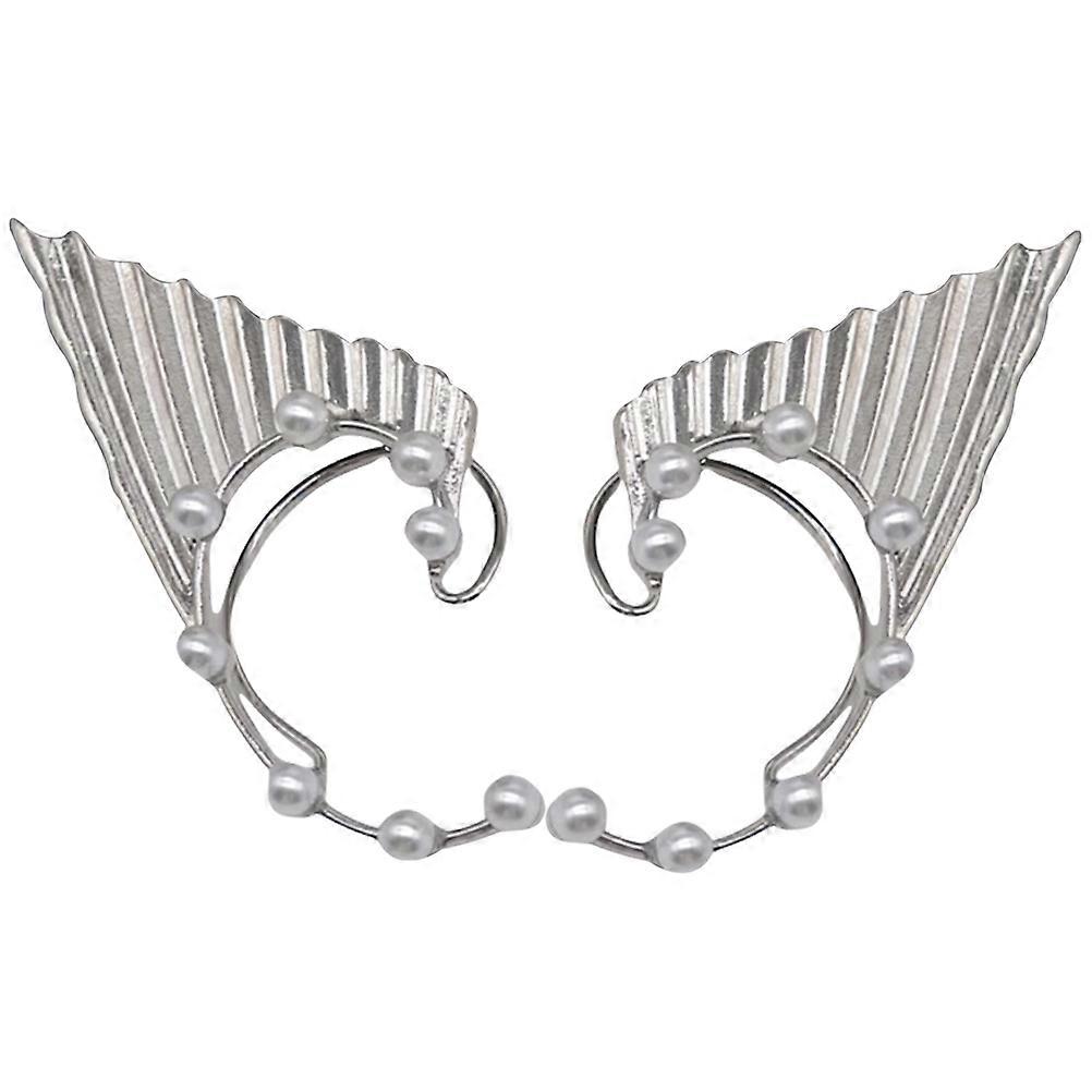 Silver Copper Elf Ear Cuffs Non Piercing Ear Cuff Earrings 1Pair