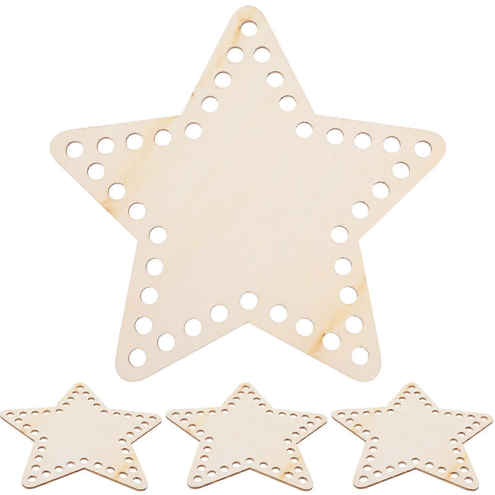 Winding Tools For Thread Star Shaped Sewing Thread Management Craft Activities 14.9x14.9cm 4Pcs