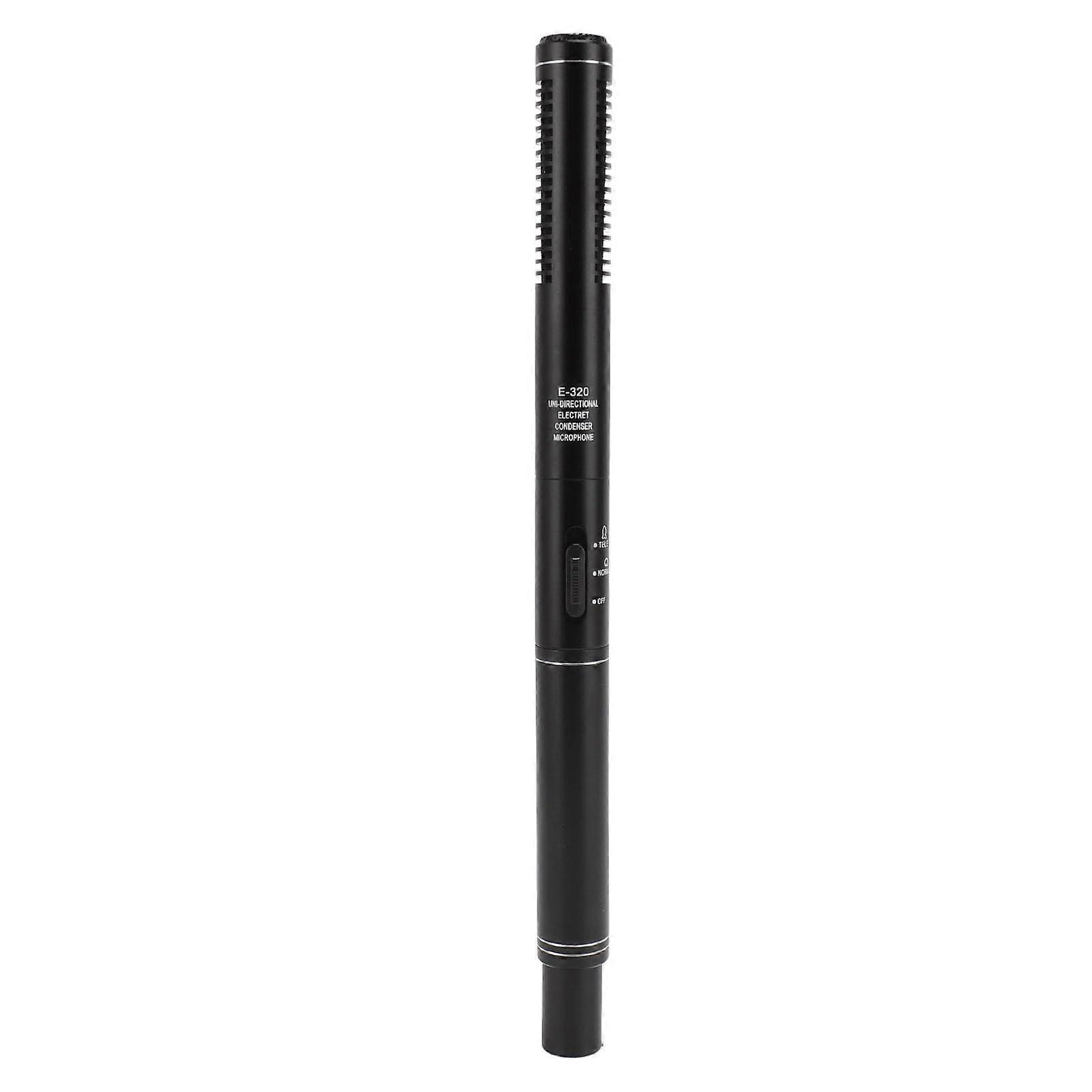 11inch 2.4G Wireless Interview Mic for DSLR Smartphone (Black)