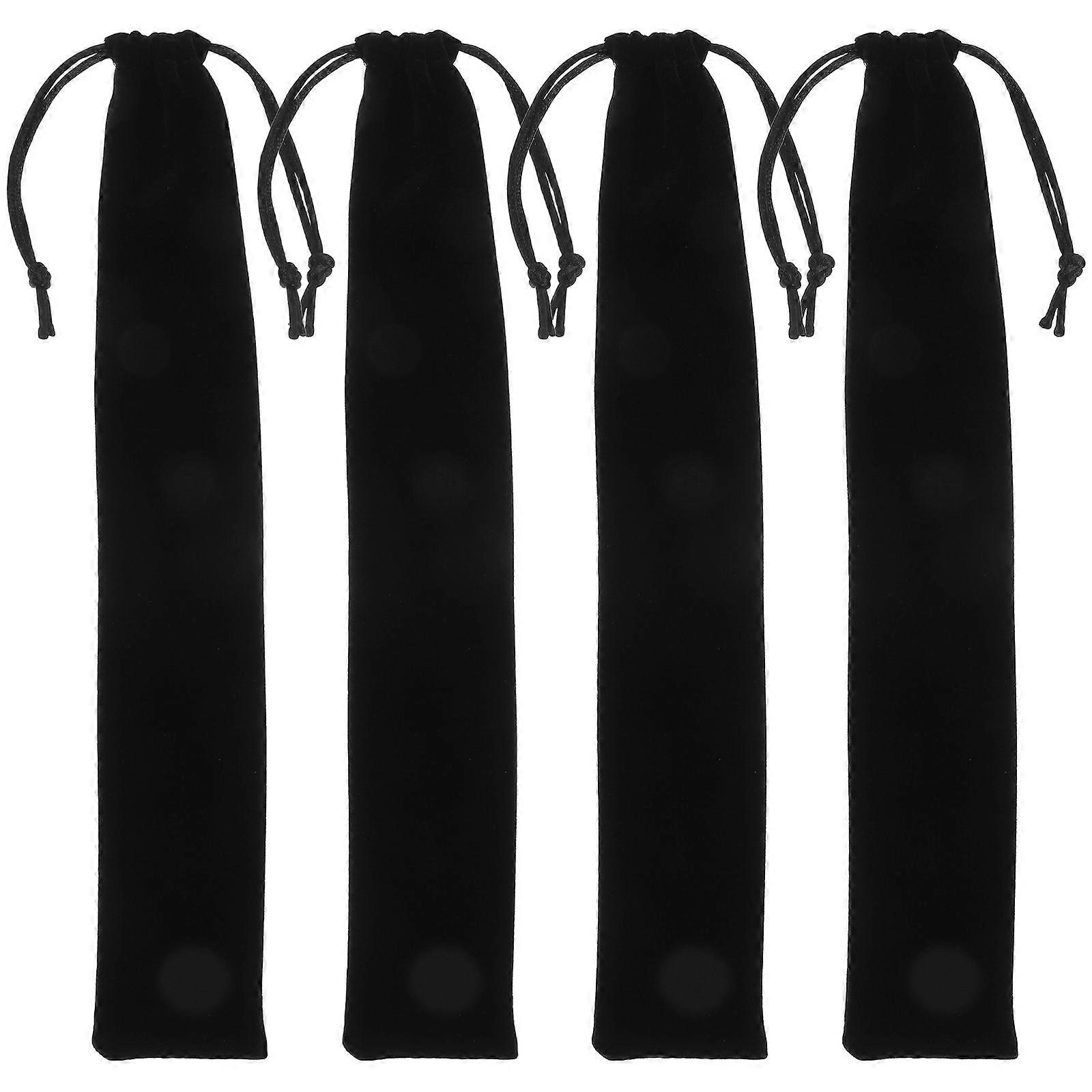 4pcs Folded Hand Fan Bags Chinese Style Folding Fan Drawstring Storage Pouches  Folding Fan Bag Chinese Style Folding Fan Protector Fan Packing Pouche