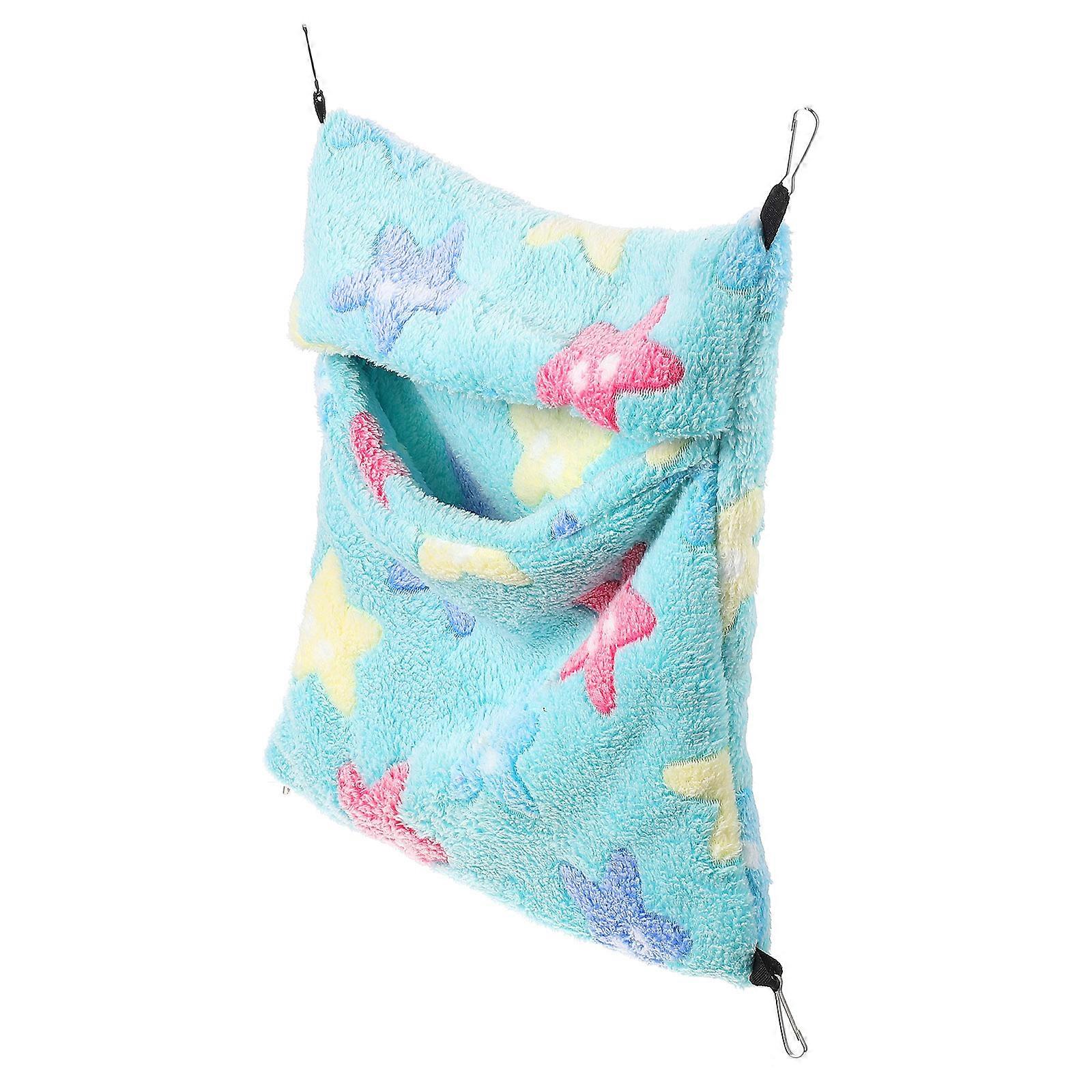 Masteelf Cute Hamster Hammock Sleeping Bag 1 Set Pet Hamster Hanging Bed Supplies