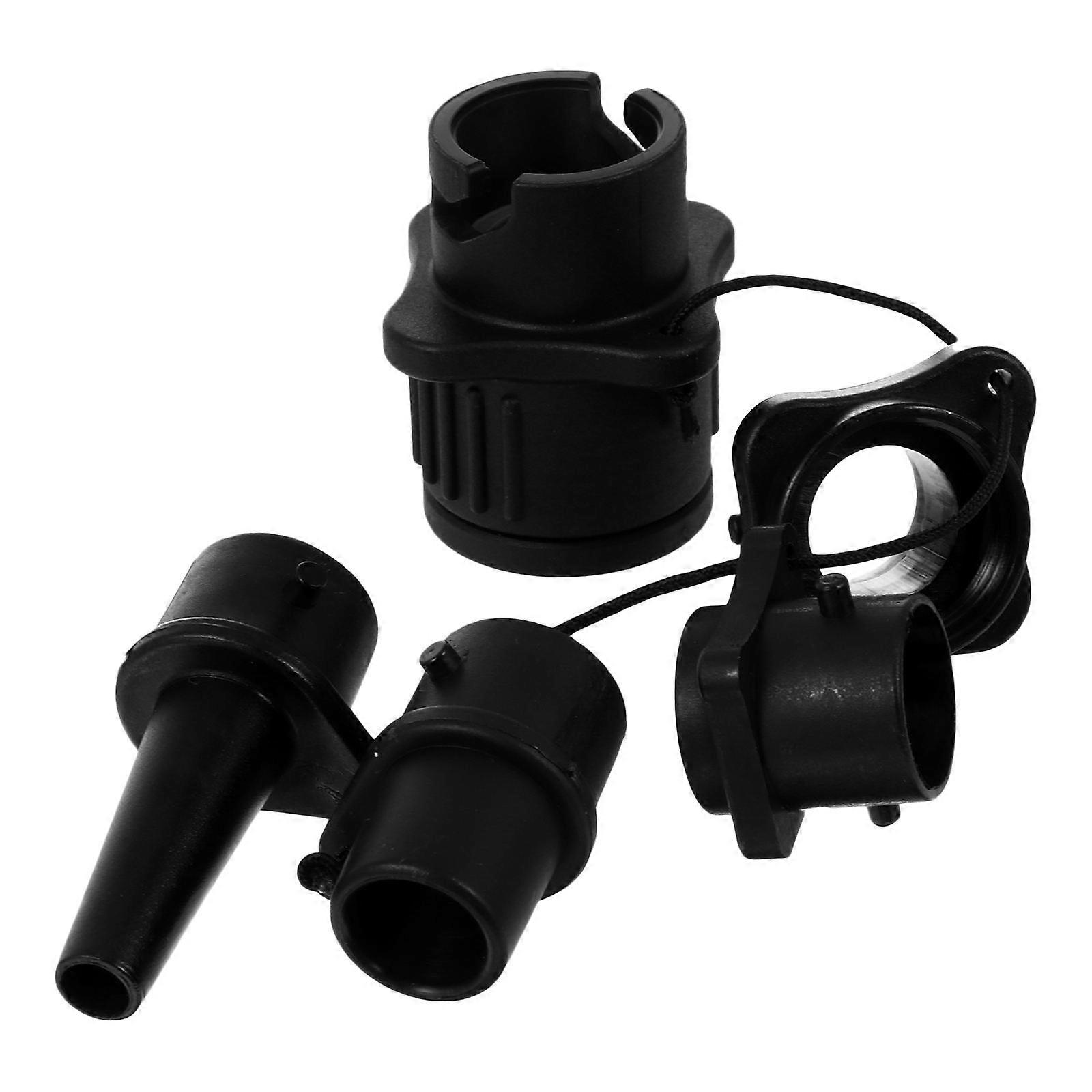 Durable Kayak Hose Adapter Pump Connector for Inflatable Boats Paddle Boards Multi Function Air Valve with Integrated Gasket for Sports Rowing