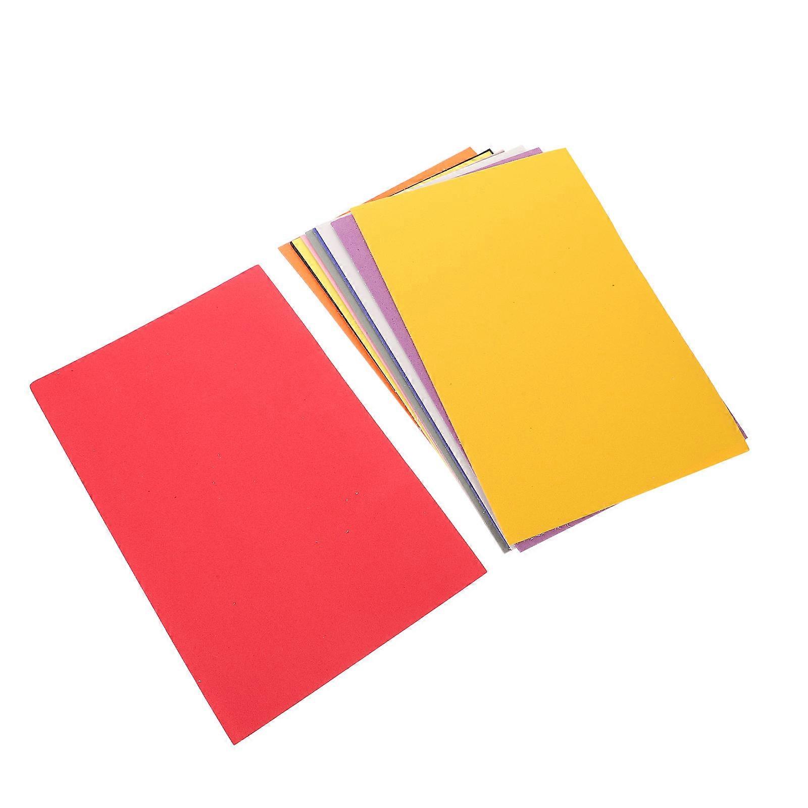 30 Sheets Mixed Color DIY Foam Craft Sheets – Self Adhesive EVA Paper for Scrapbooking, School Projects, and Creative Family Activities