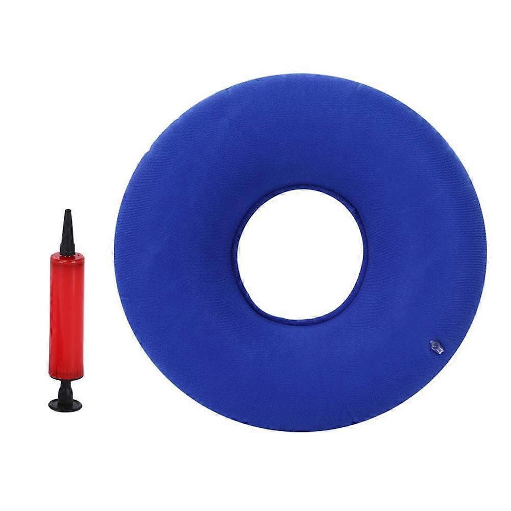Inflatable round medical hemorrhoid hip support cushion with decubitus pump and B1w6 massage function