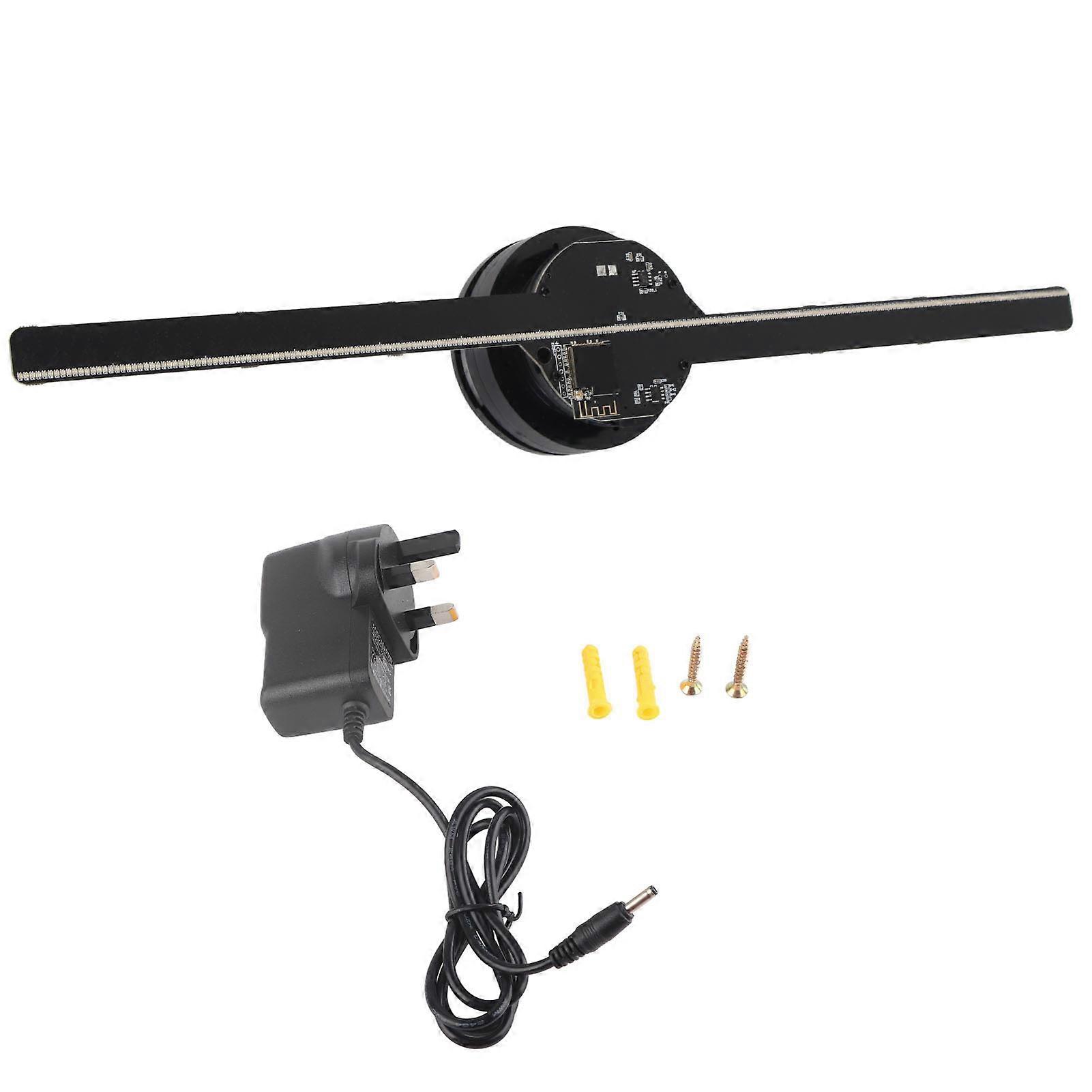 3D Hologram Fan Display 224 LED High Resolution Advertising Projector for Business Store Shop Bar Visual Effects Remote Control