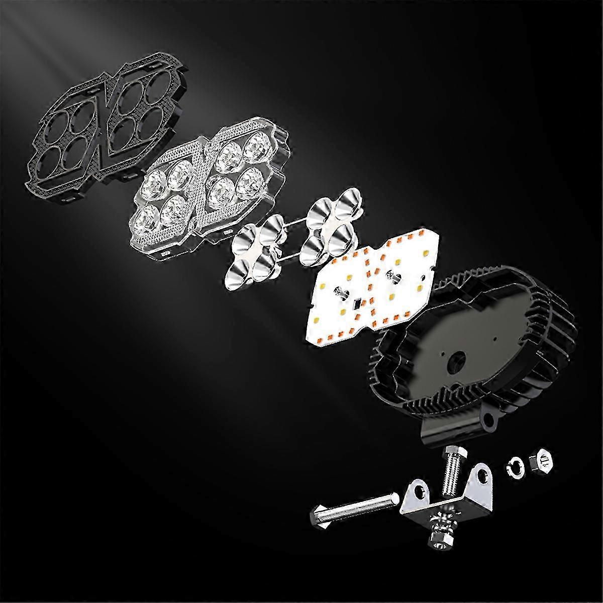 Luzes de trabalho LED ovais de 5,5 polegadas para caminhão ATV UTV SZRH A-YH