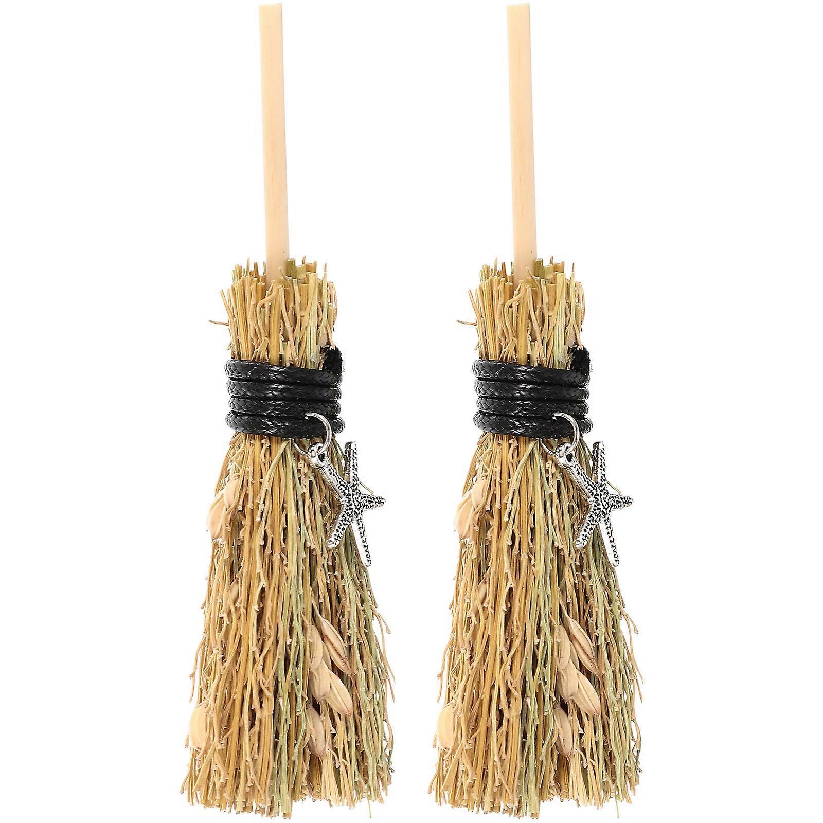 Halloween Mini Broom Pendants for Spooky Decor Ideas