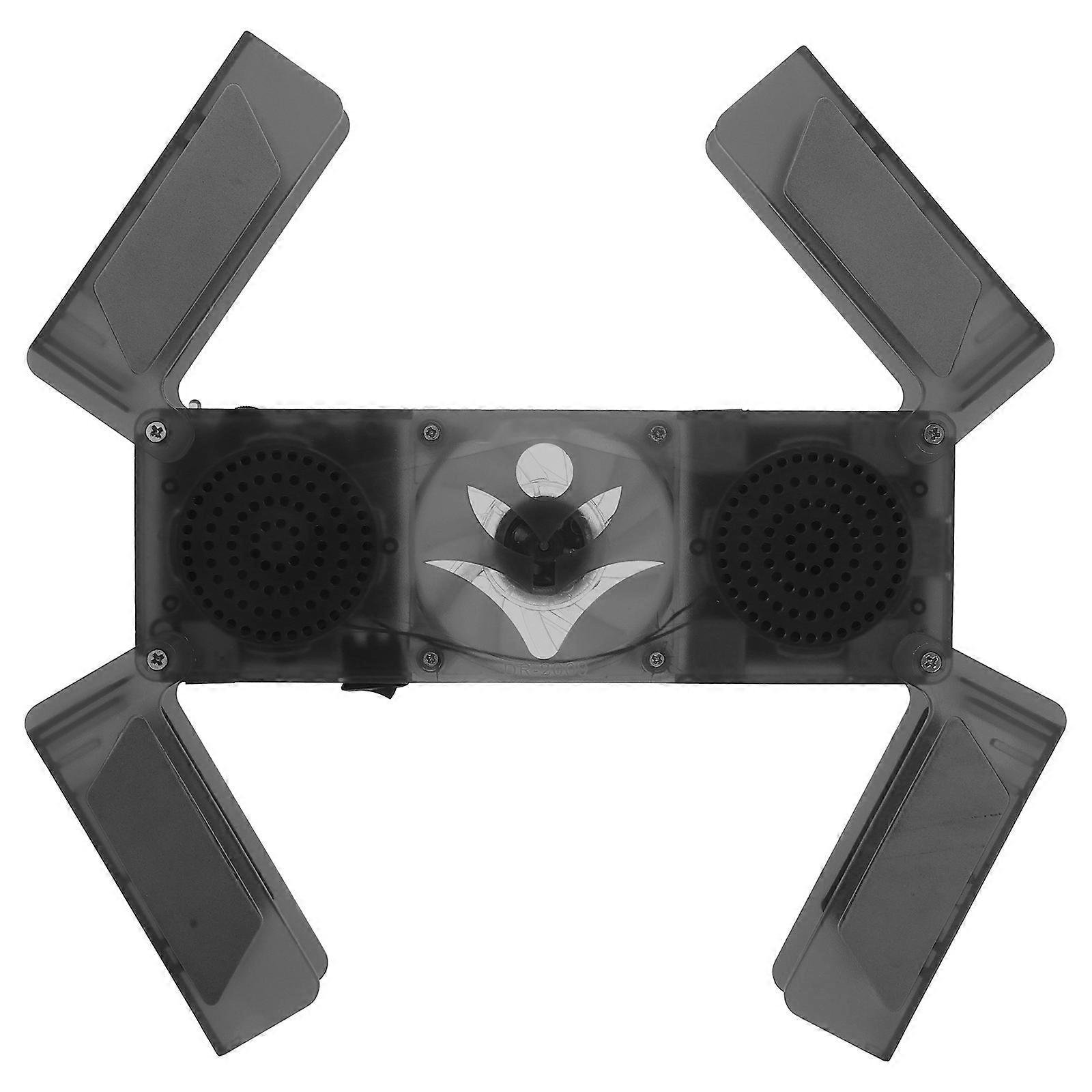 Laptop Cooling Fan Base With LED Lights For Use During Laptop Operation In Grey Portable 1Pack