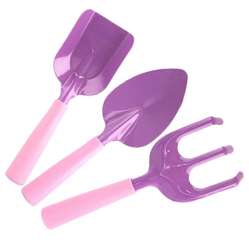 Kids Gardening Tools Set For Outdoor Activities With Bright Purple Color And Lightweight Design For Planting 1 Set