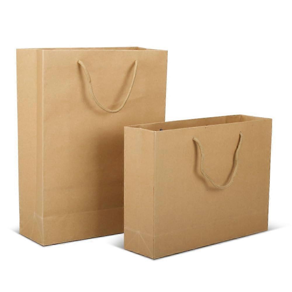 30 Pack Kraft Paper Gift Bags with Rope Handles, 17x24x10 cm for Party Favors, Small Business, Eco-Friendly Packaging