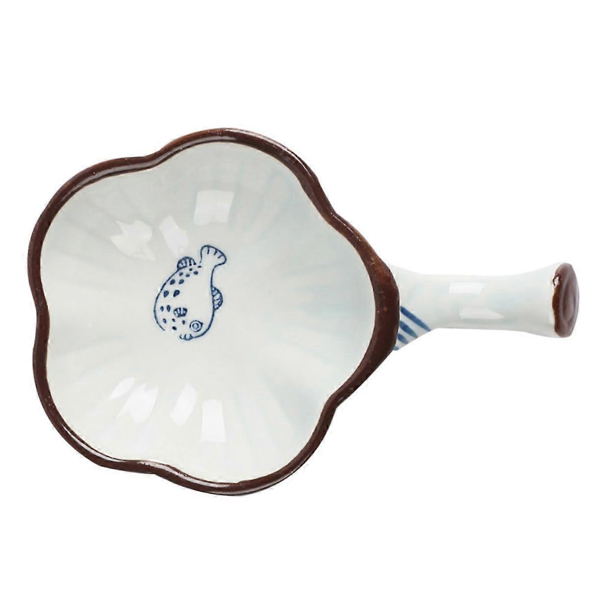 Ink Bowl Ceramic Ink Plate Brush Tray Suitable For All Skill Levels Nail Art Accessory