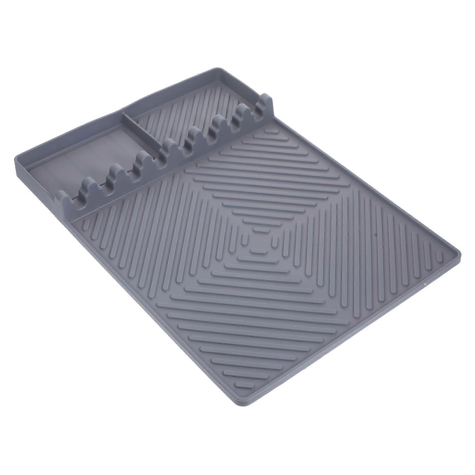 Silicone oven mat heatresistant grill mat with side storage