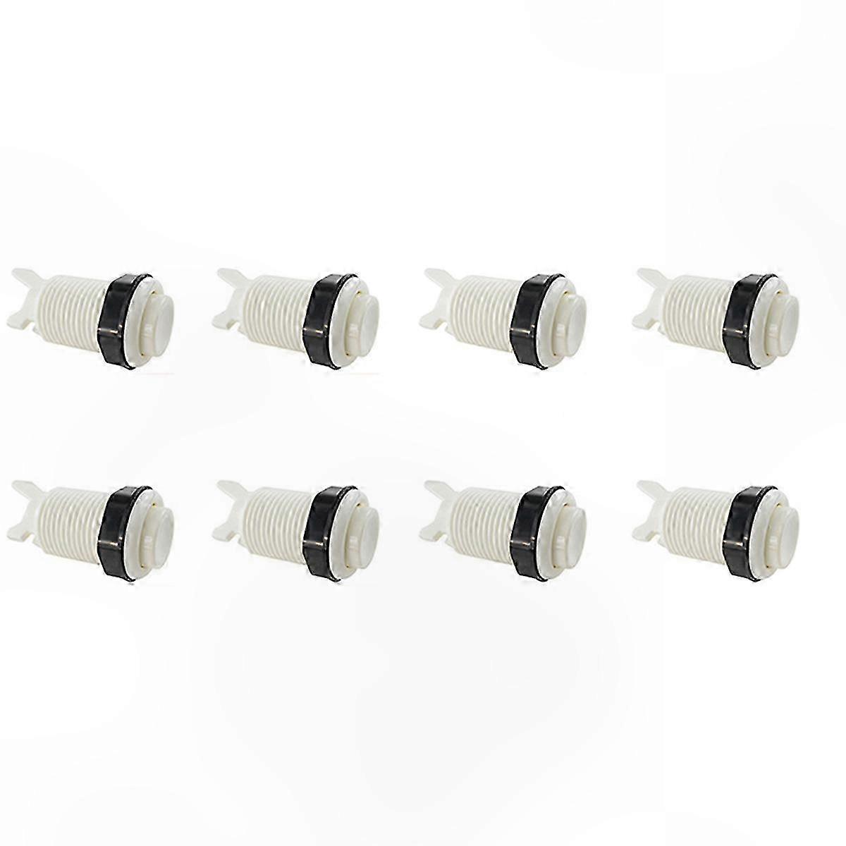 8Pcs 28mm Push Button Nuts for Arcade Joystick Controller Compatibility with Multiple Game Machines
