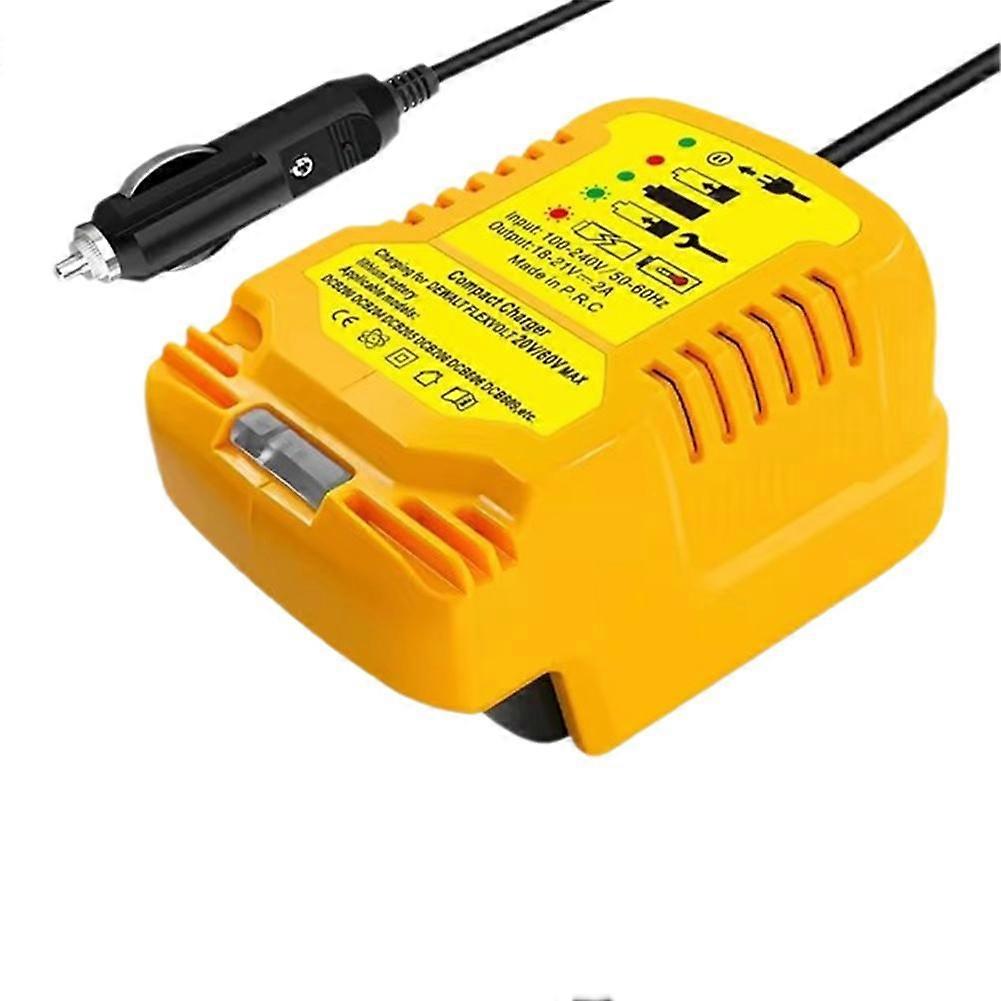 NAUXIU Car Battery Charger Replace for Makit-a/for 18V 20V Lithium Ion Battery