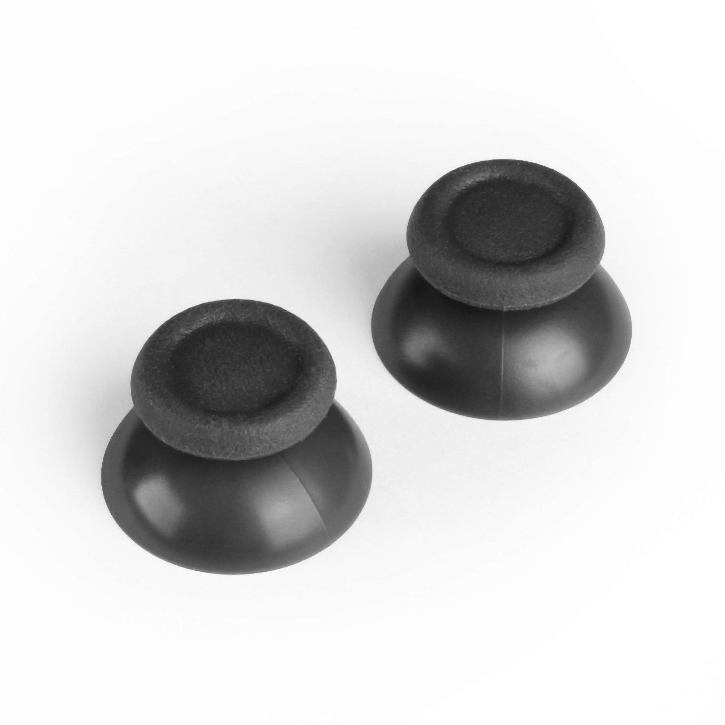 Original Analog Sticks Thumbsticks Replacement Compatible with PS4 Controller DualShock 4 V2 Grey Black (Set of 2)