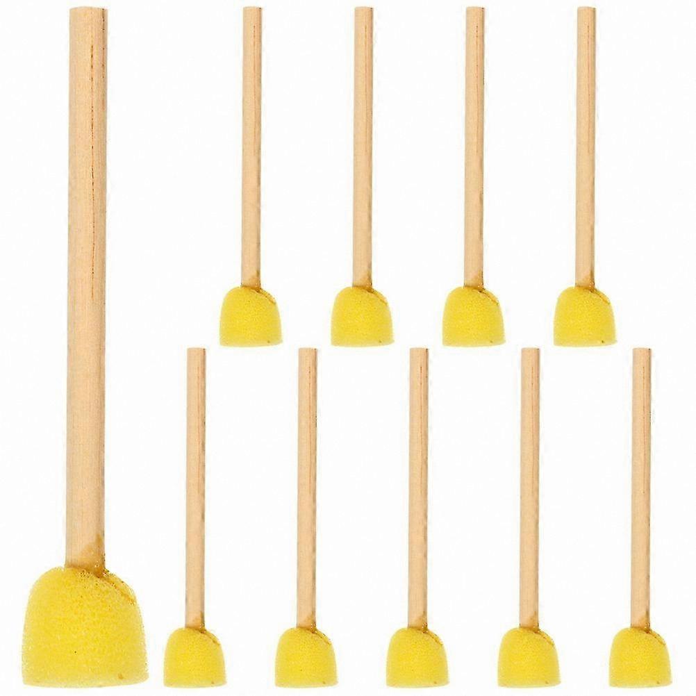 10-Pack Art Sponges with Handles for DIY Sponge Painting Projects