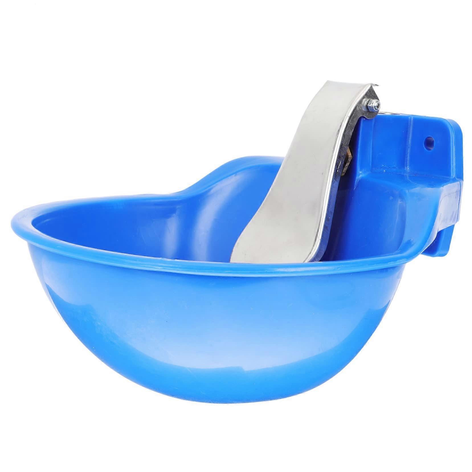 Automatic Waterer for Cattle - Livestock Waterer for Farms Easy-To-Clean, Durable, Includes Practical Accessories, Blue