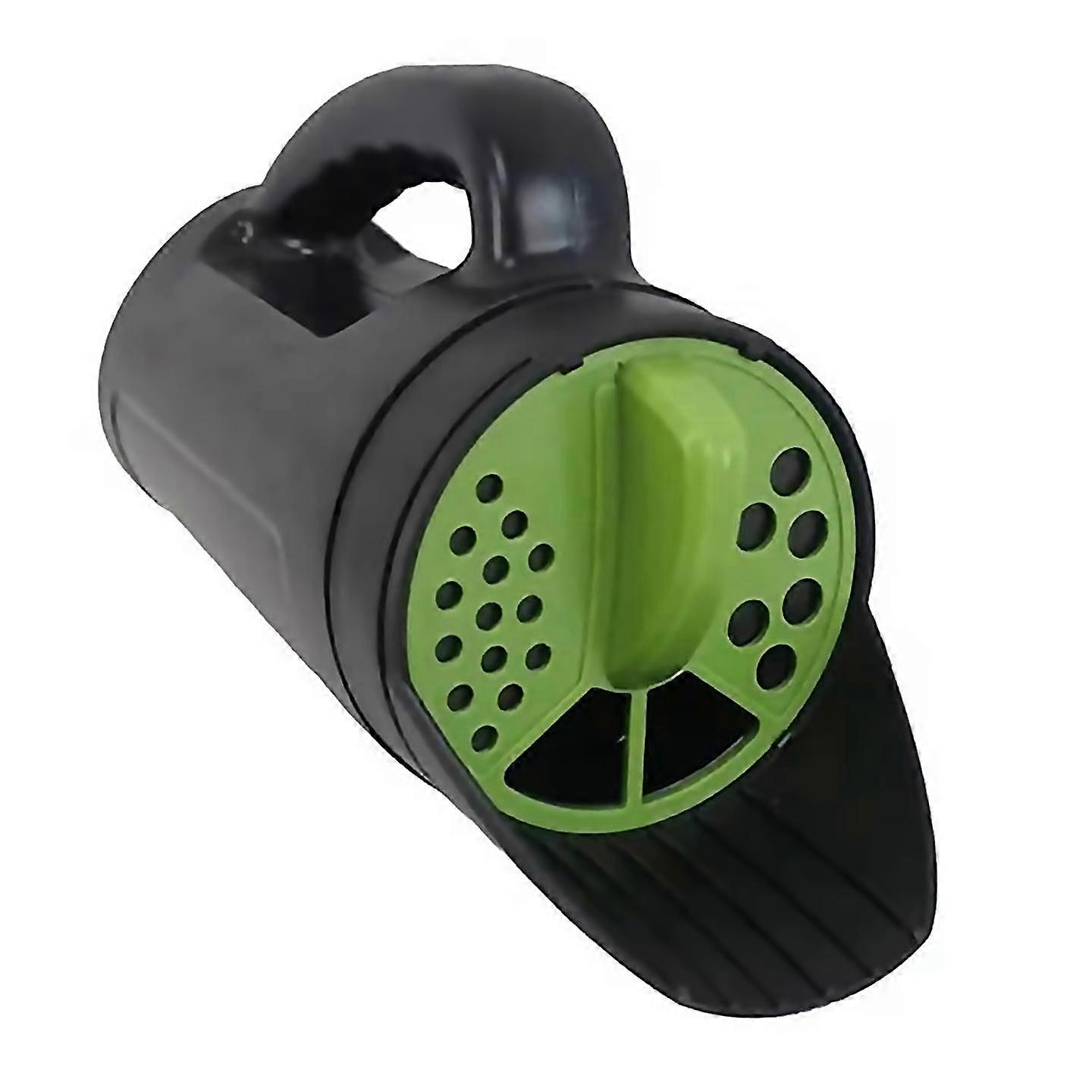 For handheld seed spreader shaker for garden lawn adjustable opening