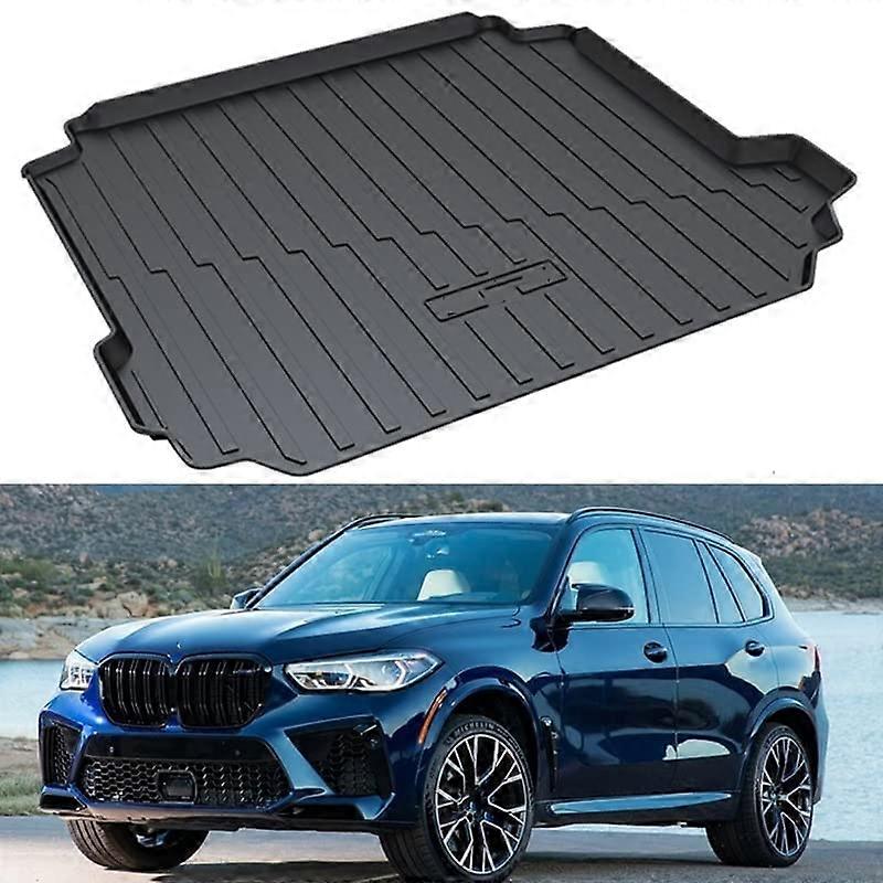 Tailored Fit Car Boot Liner for BMW X5 G05 2019, Black Rubber Mat