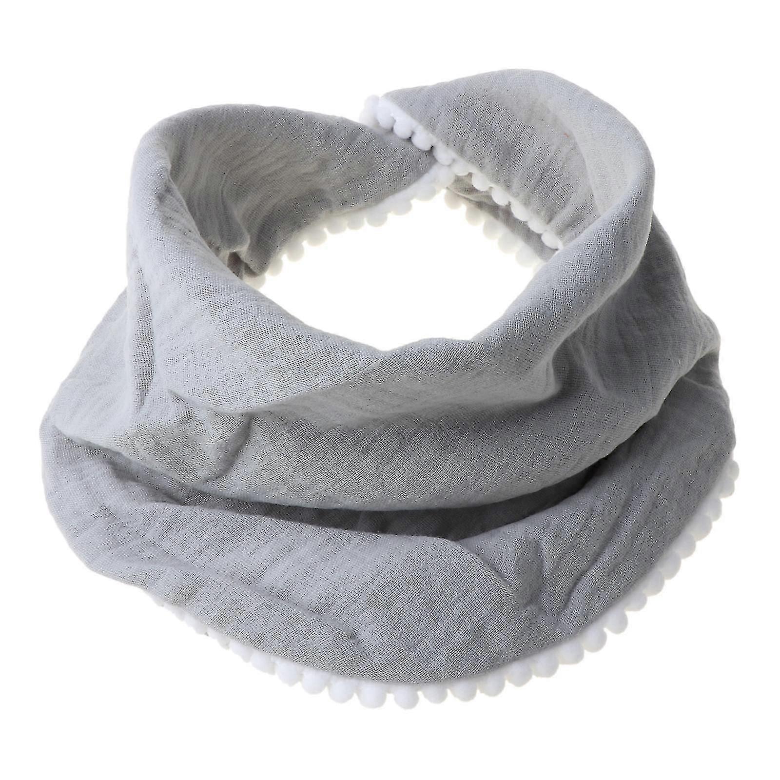 Cotton Tassel Baby Bibs with Double Layer Absorbent for Feeding