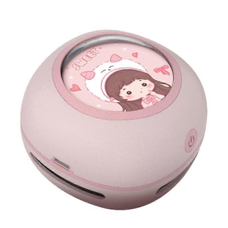 Mini Desktop Vacuum Cleaner, Compact Rotatable Design, Portable for Home, Office, and School Use in Pink Color