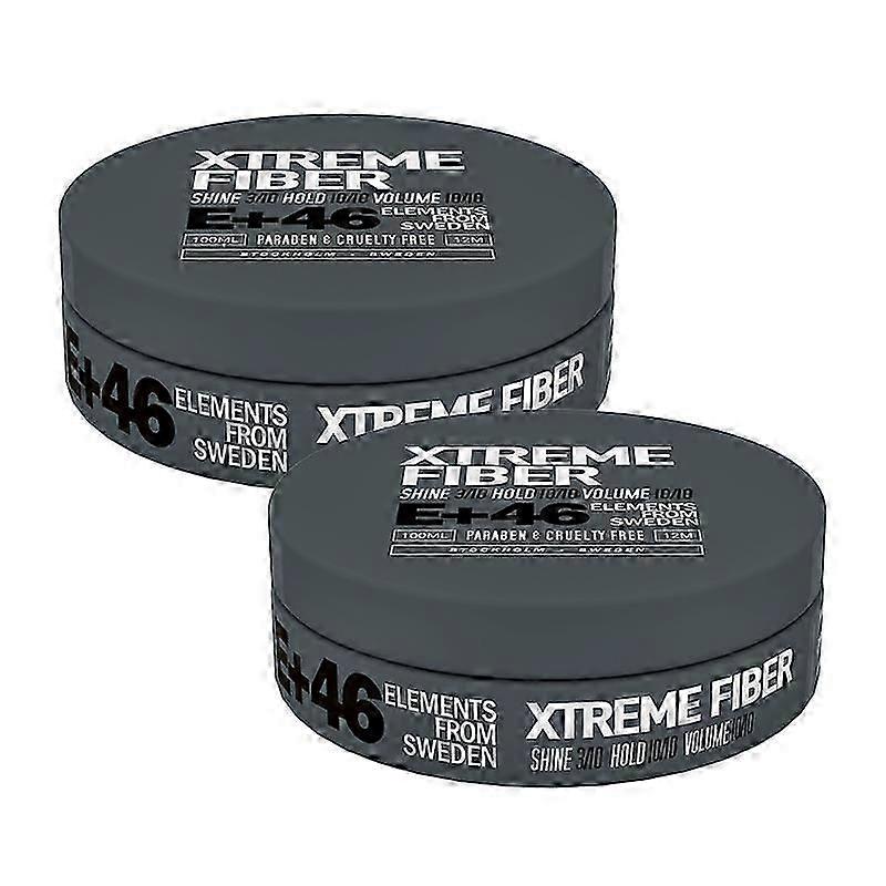 2-pack E+46 Xtreme Fiber 100ml Transparent