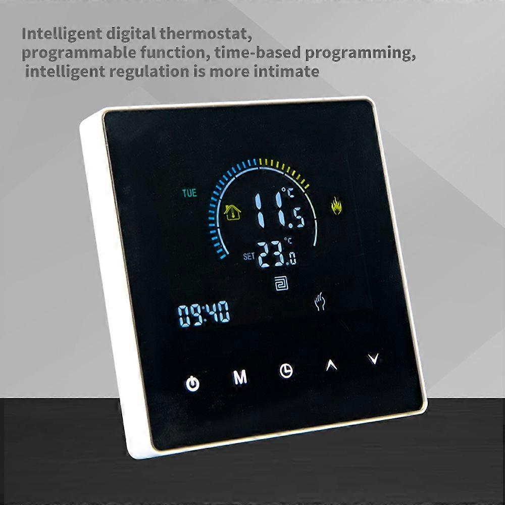 Temperature Controller LCD Touching Screen Weekly Programmable Temperature Timing Setting with Child Safety Lock