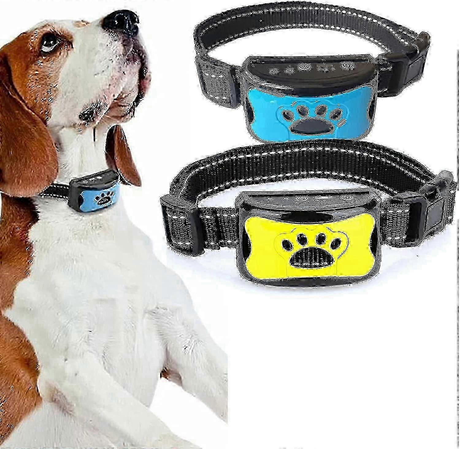 2 Pcs Anti Barking Device Usb Electric Ultrasonic Dogs Training Collar