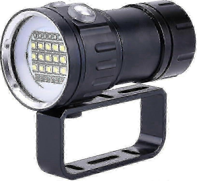 18000 Lumen IPX8 80M Underwater Diving LED Flashlight