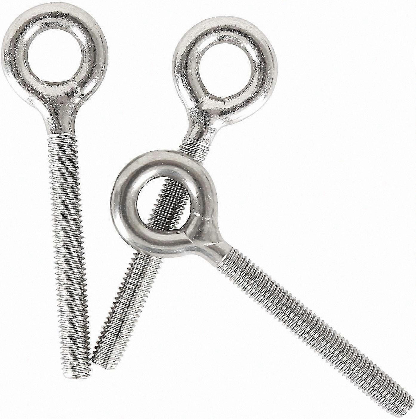 Stainless Steel M6 Threaded Rod with Ring Bolt, 10-Pack