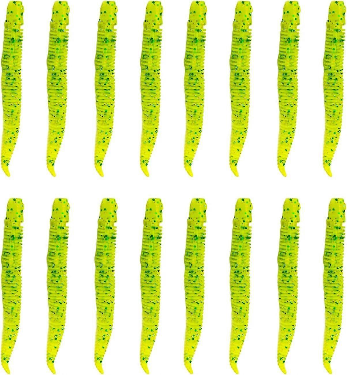 7CM Fishing Soft Plastic Lures,Glitter Sequins Floating Realistic Stretch Soft